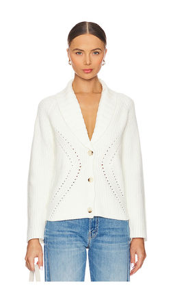 Central Park West - Rosette Engineered Pointelle Jacket