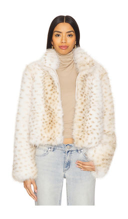 Generation Love - Georgina Leopard Faux Fur Jacket