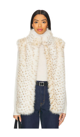 Generation Love - Mimi Leopard Faux Fur Vest