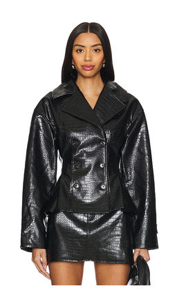 House of Harlow 1960 - Theo Faux Croc Jacket