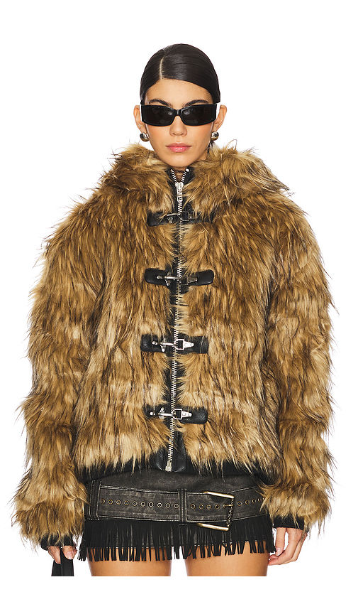 Buy Jaded London Mendoza Faux Fur Jacket (L) Online