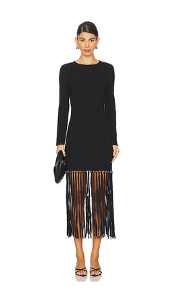 SIMKHAI - Sharron Maxi Fringe Dress