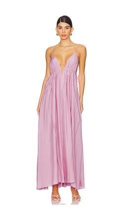 SIMKHAI - Josephine V-neck Maxi Dress