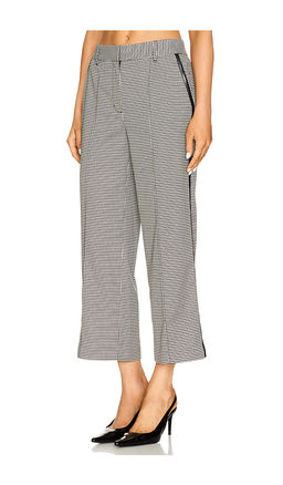 SIMKHAI - Miki Cropped Button Hem Pant