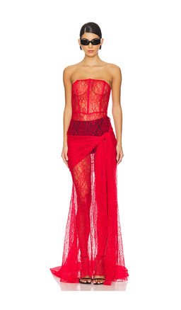Kim Shui - Lace Corset Gown