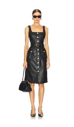 L'AGENCE - Idy Button Front Tank Dress