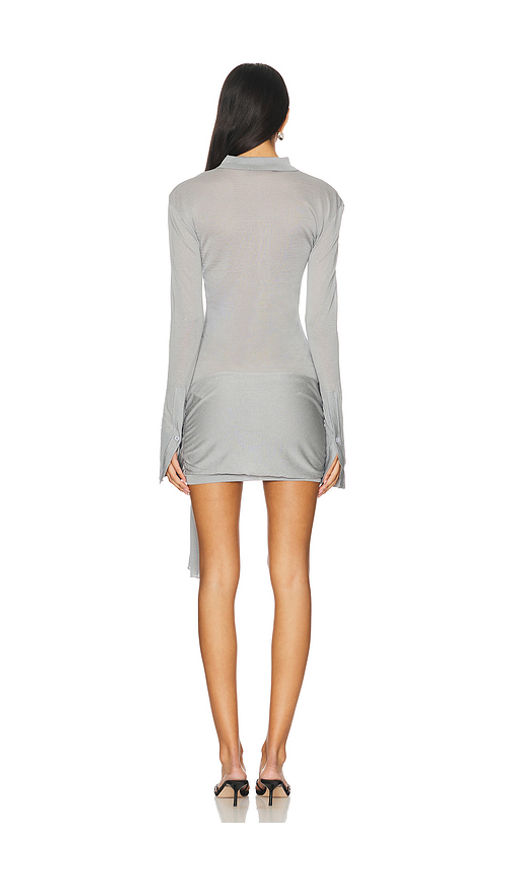long sleeve bandage dress Bebe Women's Long Sleeve Lace and Bandage Dress