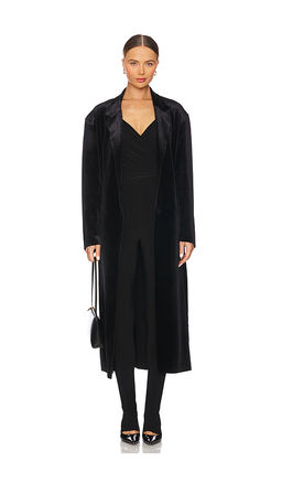 Norma Kamali - Oversized Double Breasted Coat