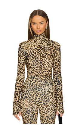 Norma Kamali - Slim Fit Long Sleeve Turtleneck Top