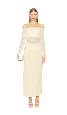 Sovere - Rise Mesh Long Sleeve Dress