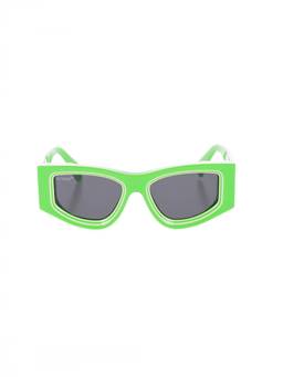 OFF-WHITE - Green Rectangular Sunglasses