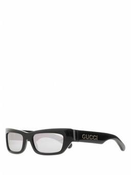 Gucci - Black Rectangular Sunglasses