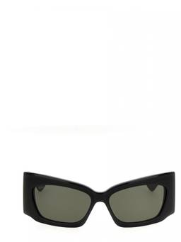 Gucci - Black Geometric Sunglasses
