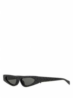 Gucci - Black Cat Eye Embellished Sunglasses