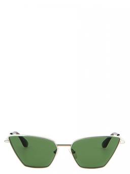 Alexander McQueen - Silver Cat Eye Sunglasses