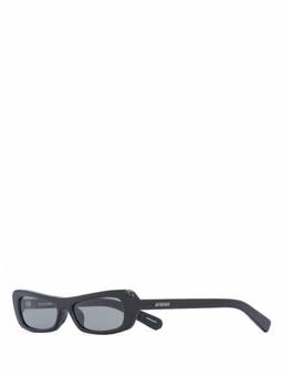 JACQUEMUS - Black Rectangle Sunglasses