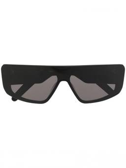 Rick Owens - Black Logo Sunglasses