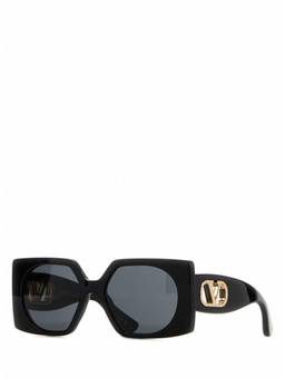 Valentino Garavani - Black Square Sunglasses