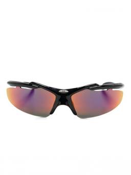 Balenciaga - Black Turbo D-Frame Sunglasses
