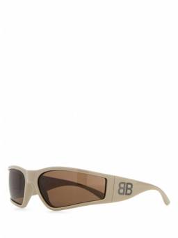 Balenciaga - Beige Acetate Sunglasses