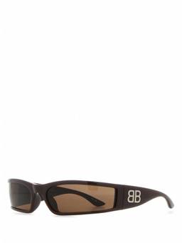 Balenciaga - Brown Acetate Sunglasses
