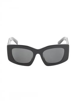 PRADA - Black Geometric Sunglasses