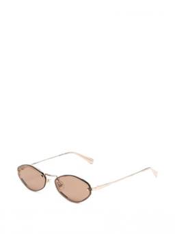 JACQUEMUS - Brown Oval Sunglasses