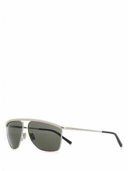 Saint Laurent - Silver Metal Sunglasses