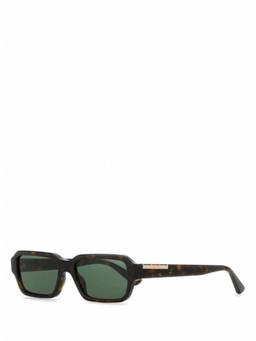 Gucci - Brown Rectangular Sunglasses