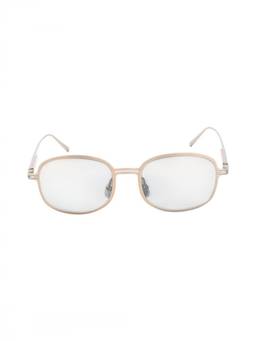 Brunello Cucinelli - Golden Pink Oval Sunglasses