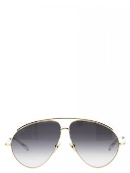 Gucci - Golden Aviator Sunglasses