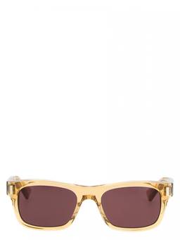 Saint Laurent - Beige Rectangular Sunglasses
