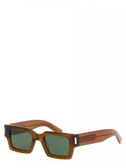 Saint Laurent - Brown Square Sunglasses
