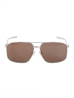 Balenciaga - Silver Rectangular Sunglasses