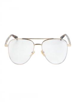 Gucci - Golden Havana Aviator Sunglasses