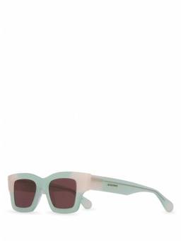 JACQUEMUS - Light Green Square Sunglasses