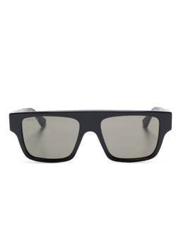 Gucci - Black Rectangular Sunglasses