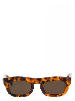 Gucci - Brown Rectangular Sunglasses