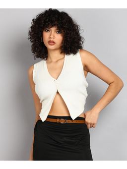 GIL - Women Leather Solid/Plain Tan Belt