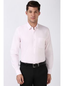 Peter England - Men Pink Slim Fit Formal Shirt