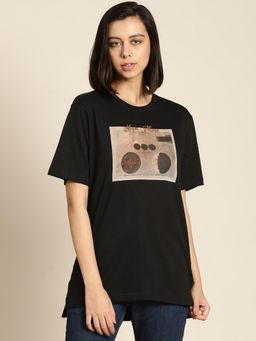Difference of Opinion - Black Oversized T-Shirt