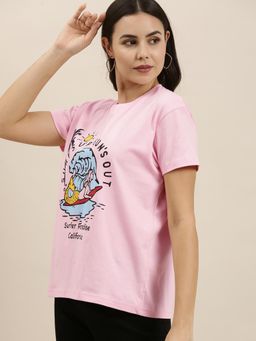 Difference of Opinion - Pink Boxy Regular T-Shirt