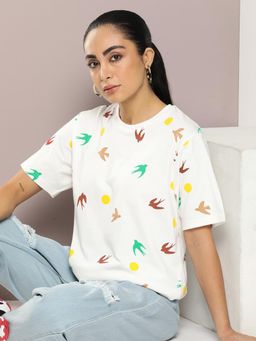 DILLINGER - Women Conversational Printed T-Shirt
