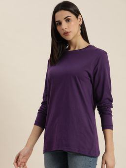 DILLINGER - Purple Solid Oversized T-Shirt