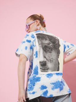 DILLINGER - Womens Oversized Tie & Dye T-Shirt