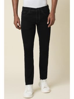 Allen Solly - Men Black Skinny Fit Dark Wash Jeans