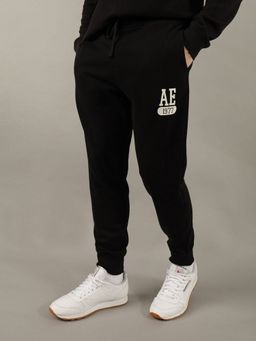 American Eagle - Men Black Cotton Jogger