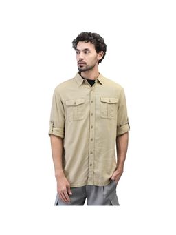 WOODS - Solid Woodland Shirt - Beige