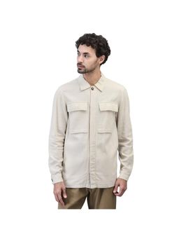 WOODS - Solid Shirt - Beige