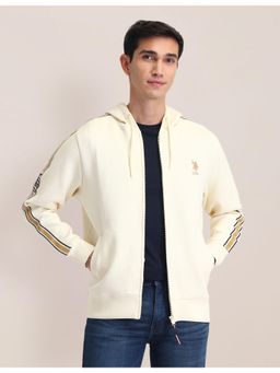 U.S. POLO ASSN. - Beige Hooded Regular Fit Hooded Jacket